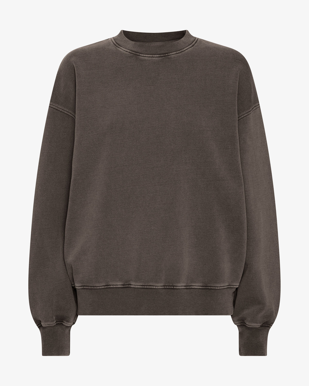 Organic Oversized Crew - Faded Mud