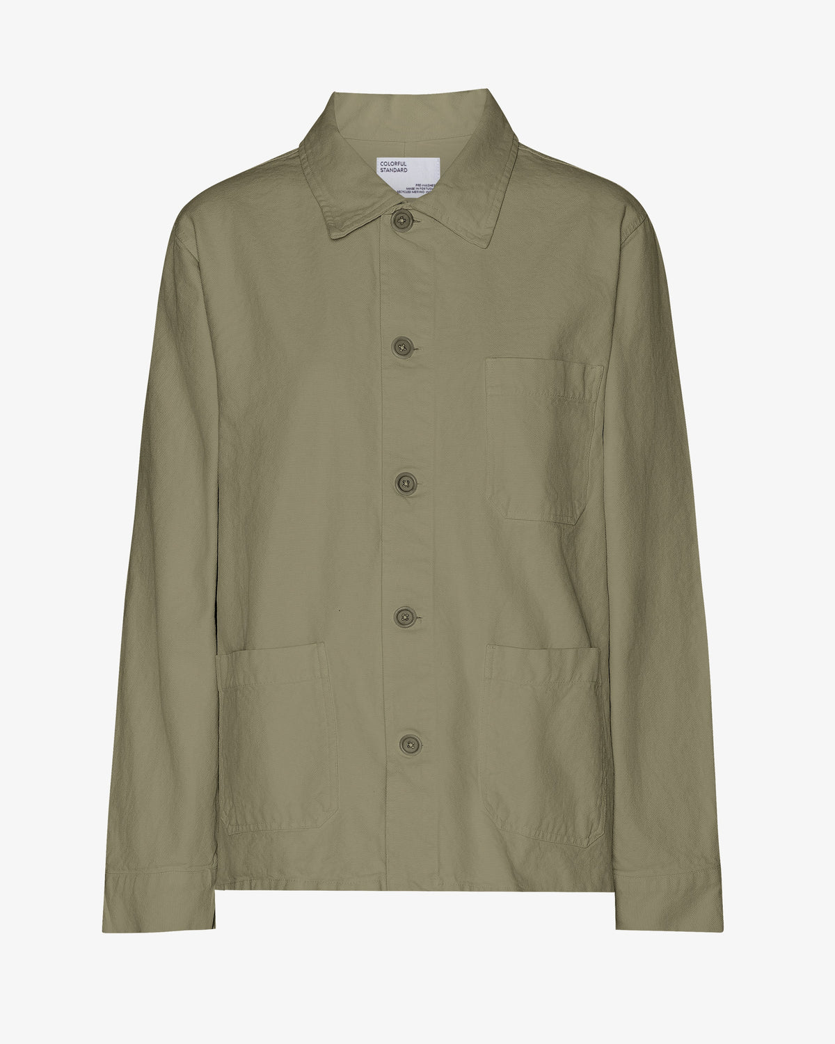 Organic Workwear Jacket - Dusty Olive