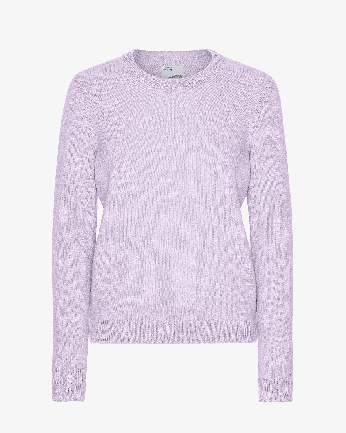 Women Classic Merino Wool Crew - Soft Lavender