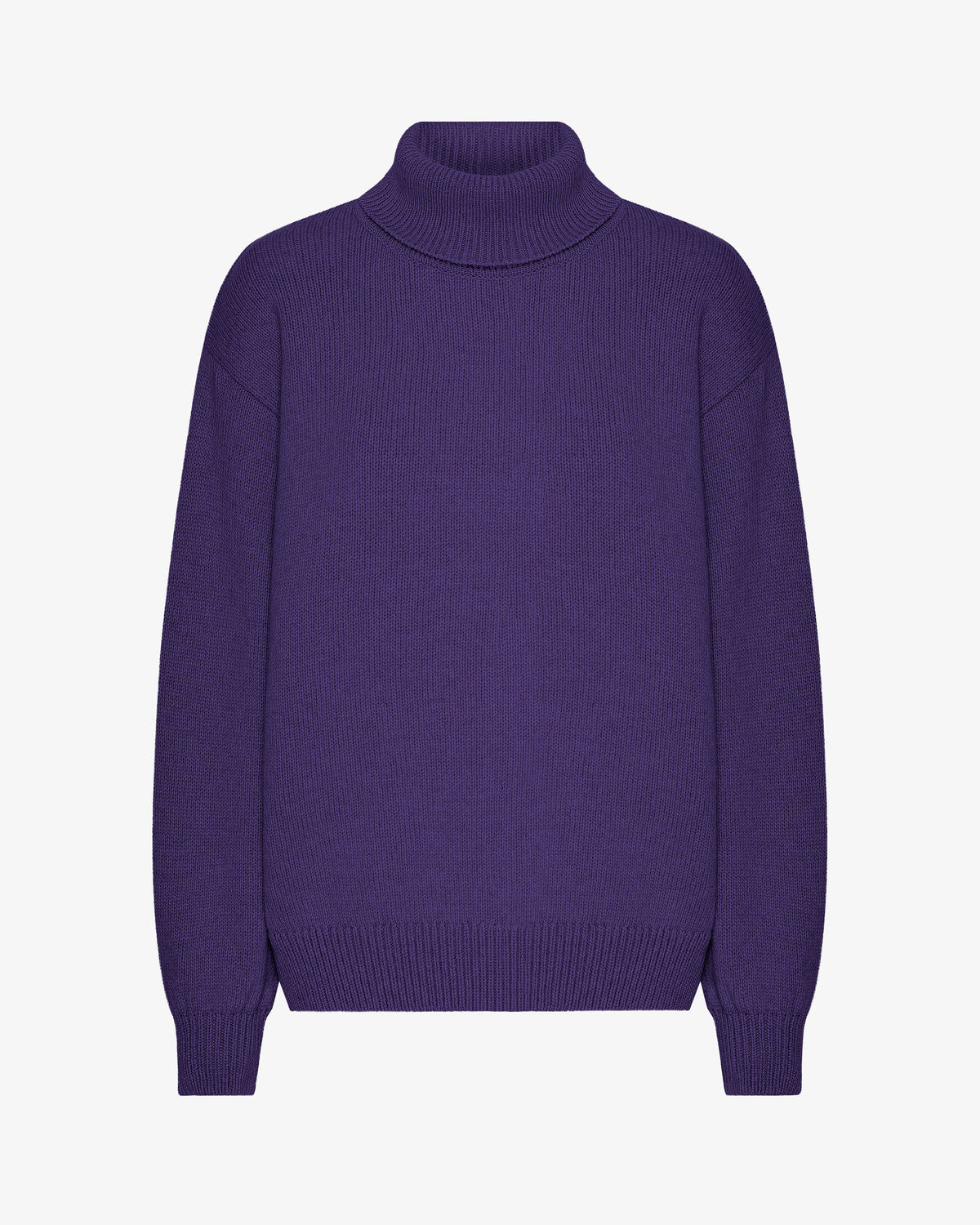 Merino Wool Turtleneck - Ultra Violet