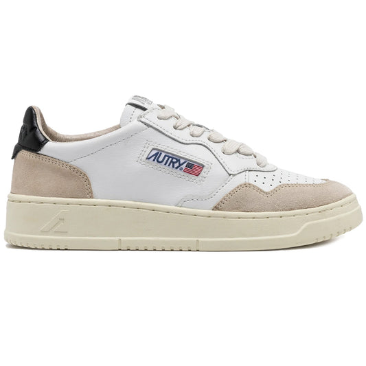 Autry Medalist Low Sneaker - White/Black