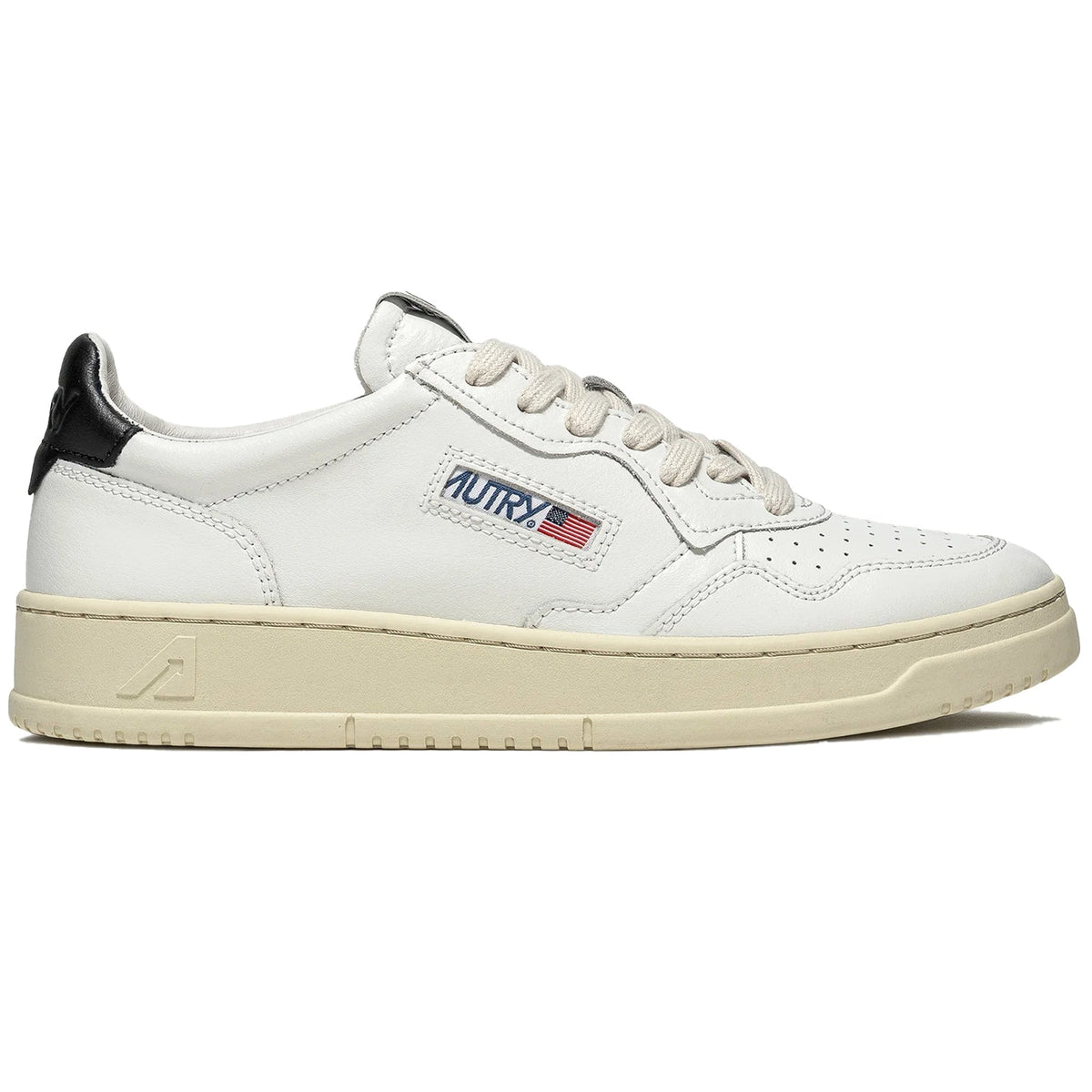 Autry Medalist Low Sneaker - White/Black
