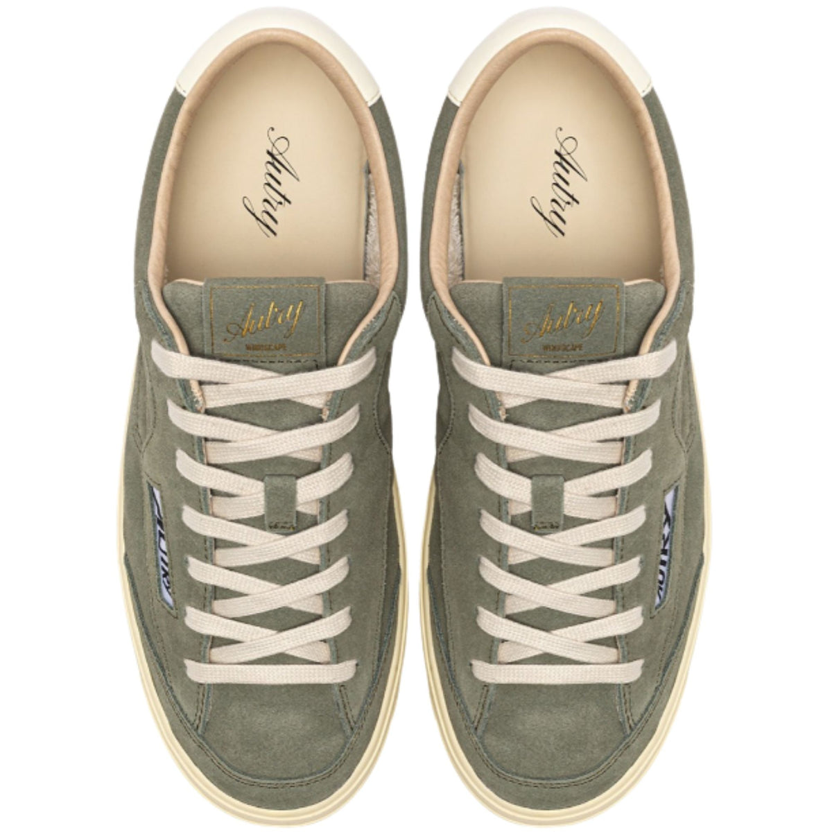 Autry Windscape Low Suede Sneakers - Green