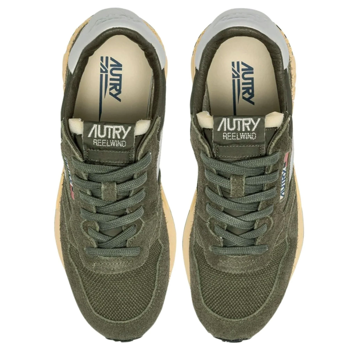 Autry Reelwind Low Sneakers - Olive Night/Harbor Mist