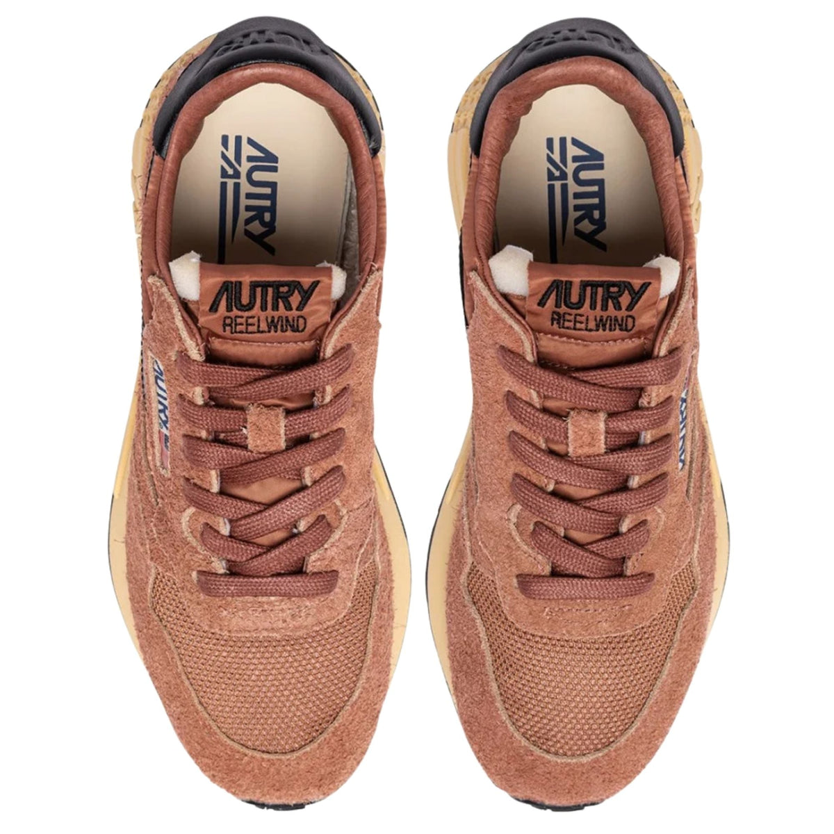 Autry Reelwind Low Sneakers - Mocha/Black