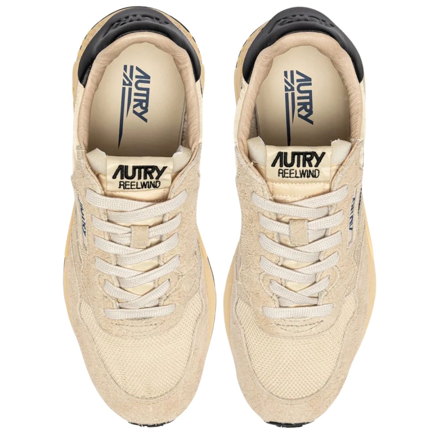 Autry Reelwind Low Sneakers - Ecru/Black