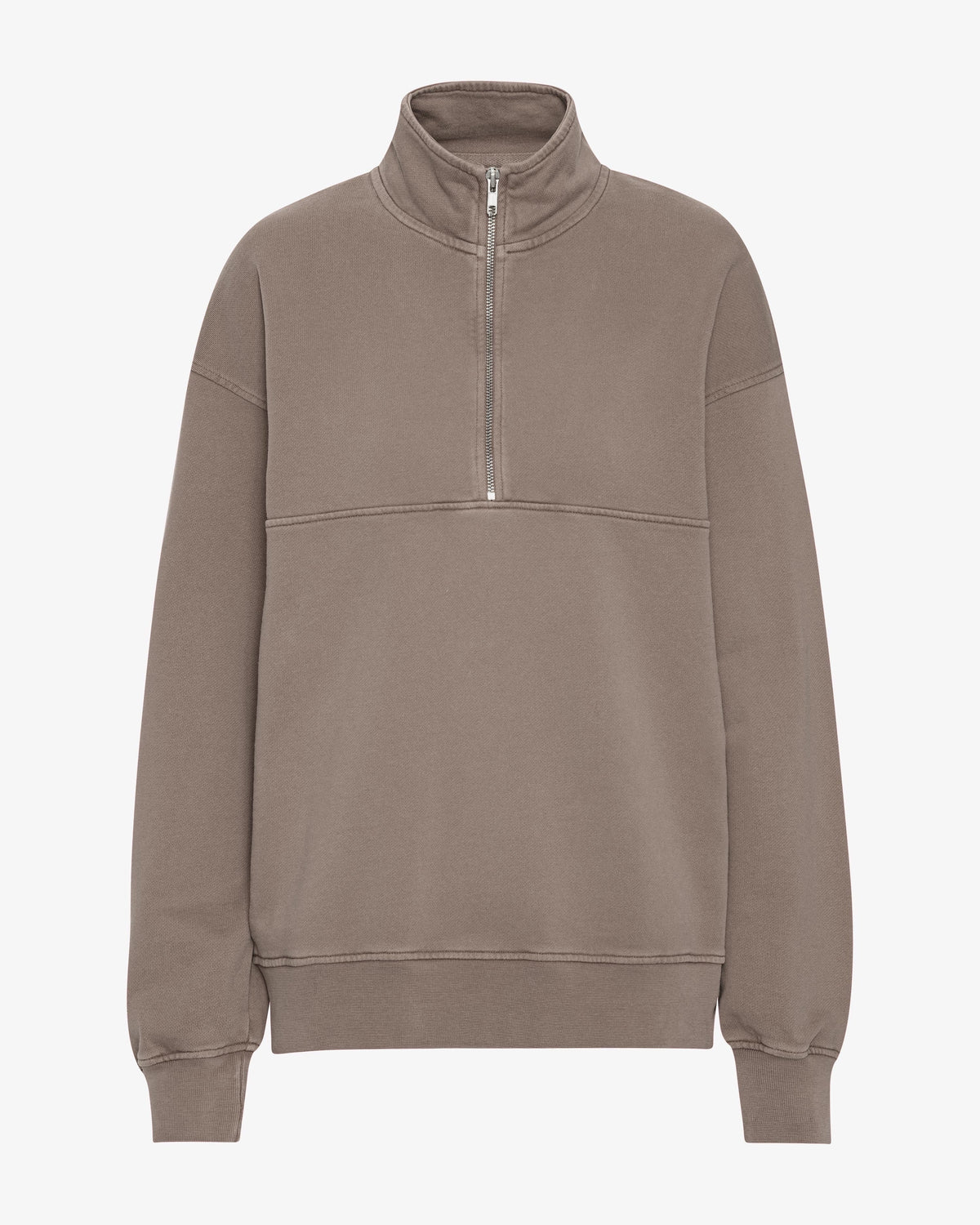 Organic Quarter Zip - Faded Khaki