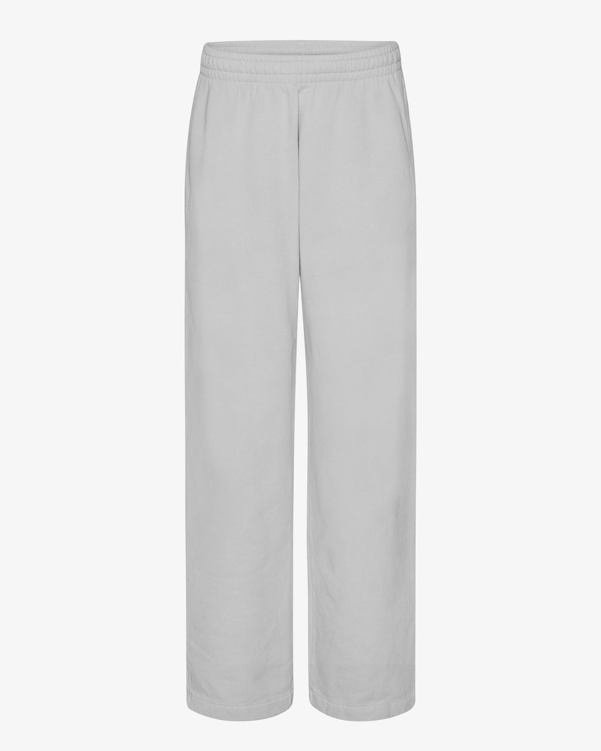 Organic Straight Leg Sweatpants - Faded Grey