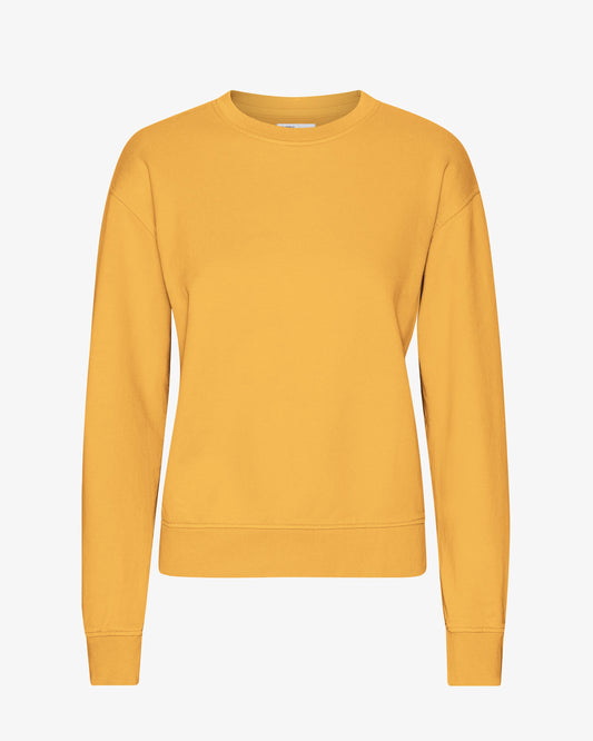 Women Classic Organic Crew - Burned Yellow