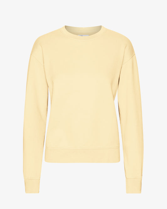 Women Classic Organic Crew - Soft Yellow