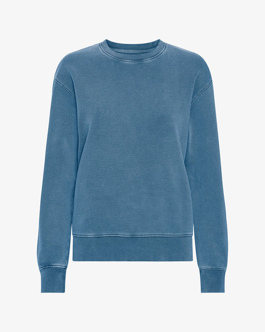 Women Classic Organic Crew - Faded Indigo