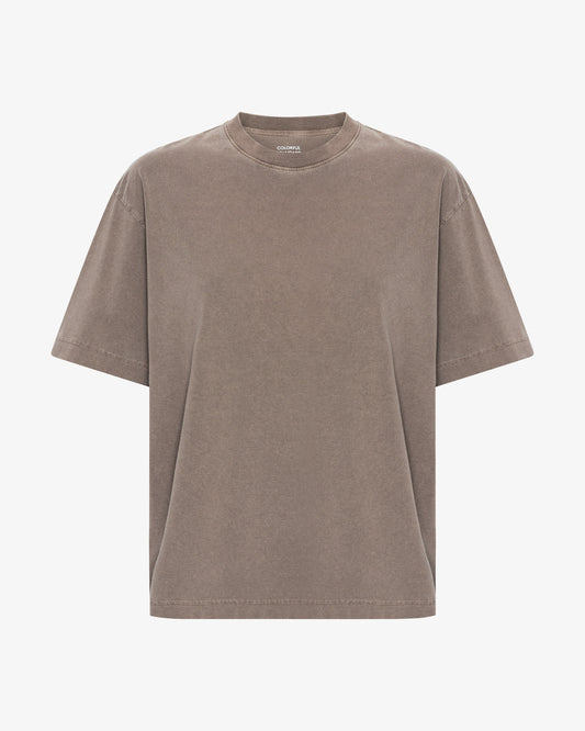 Oversized Organic T-Shirt - Faded Khaki
