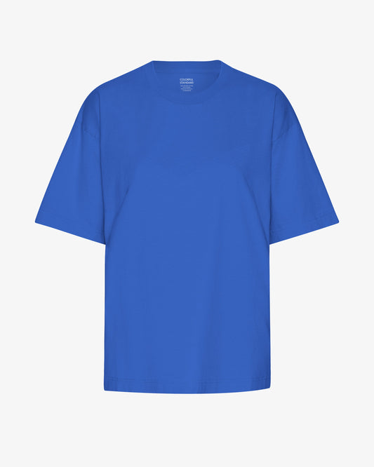 Oversized Organic T-Shirt - Sapphire Blue