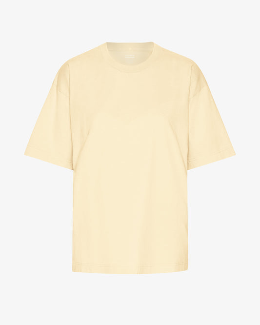 Oversized Organic T-Shirt - Soft Yellow