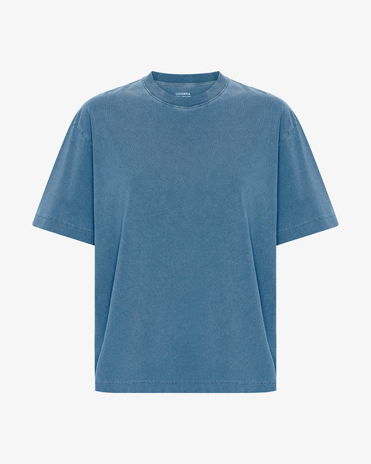 Oversized Organic T-Shirt - Faded Indigo
