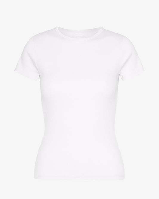 Organic Rib T-Shirt - Optical White