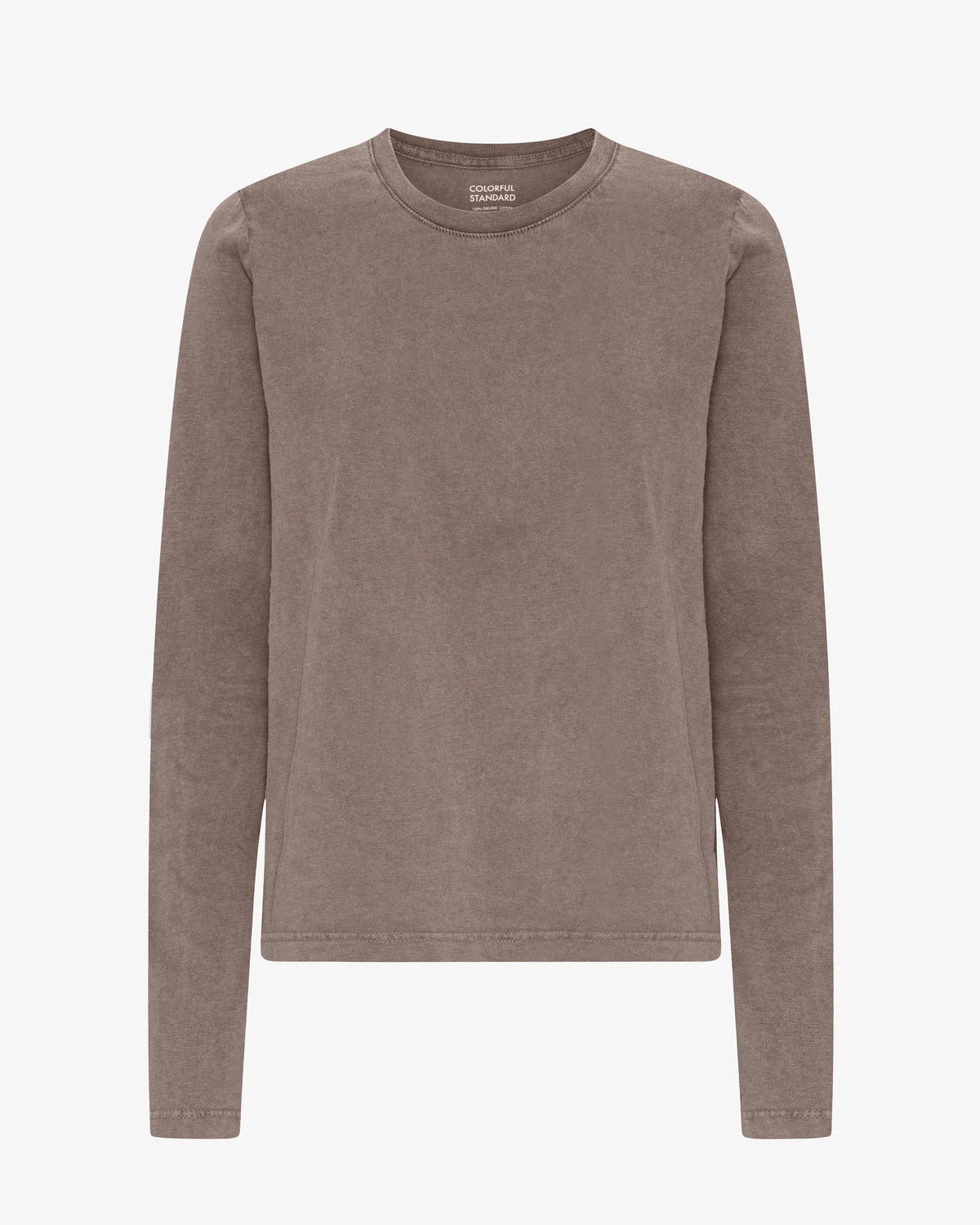 Women Organic LS T-Shirt - Faded Khaki