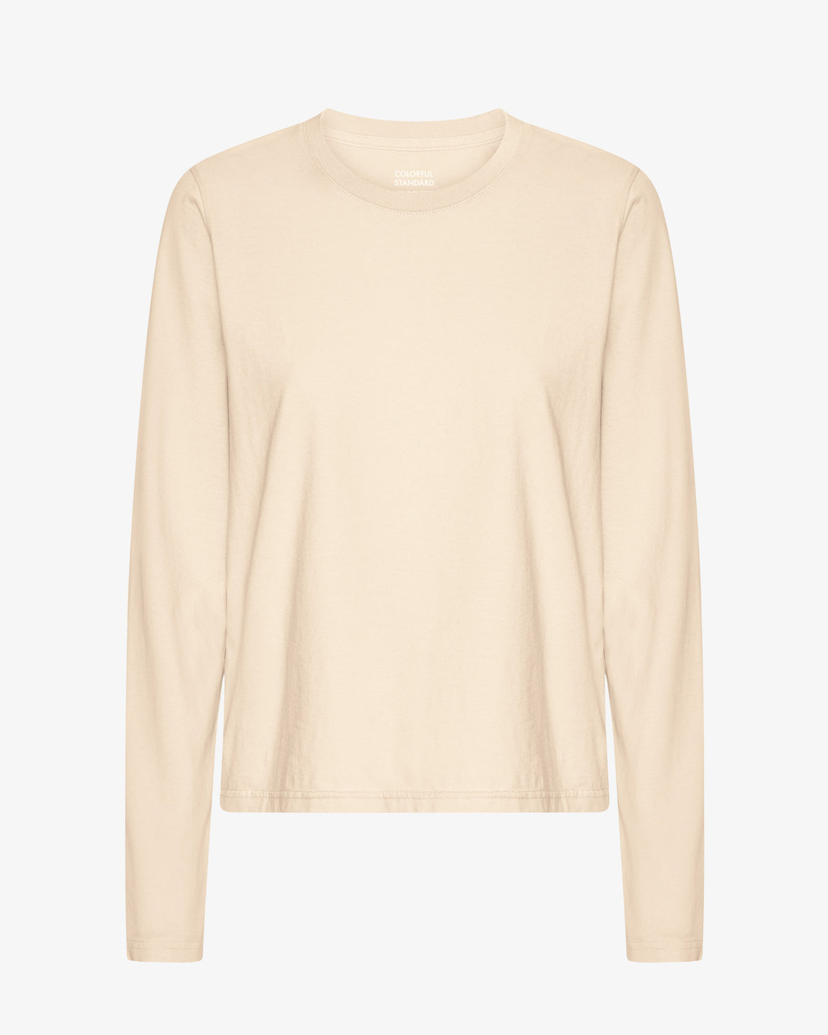 Women Organic LS T-Shirt - Ivory White