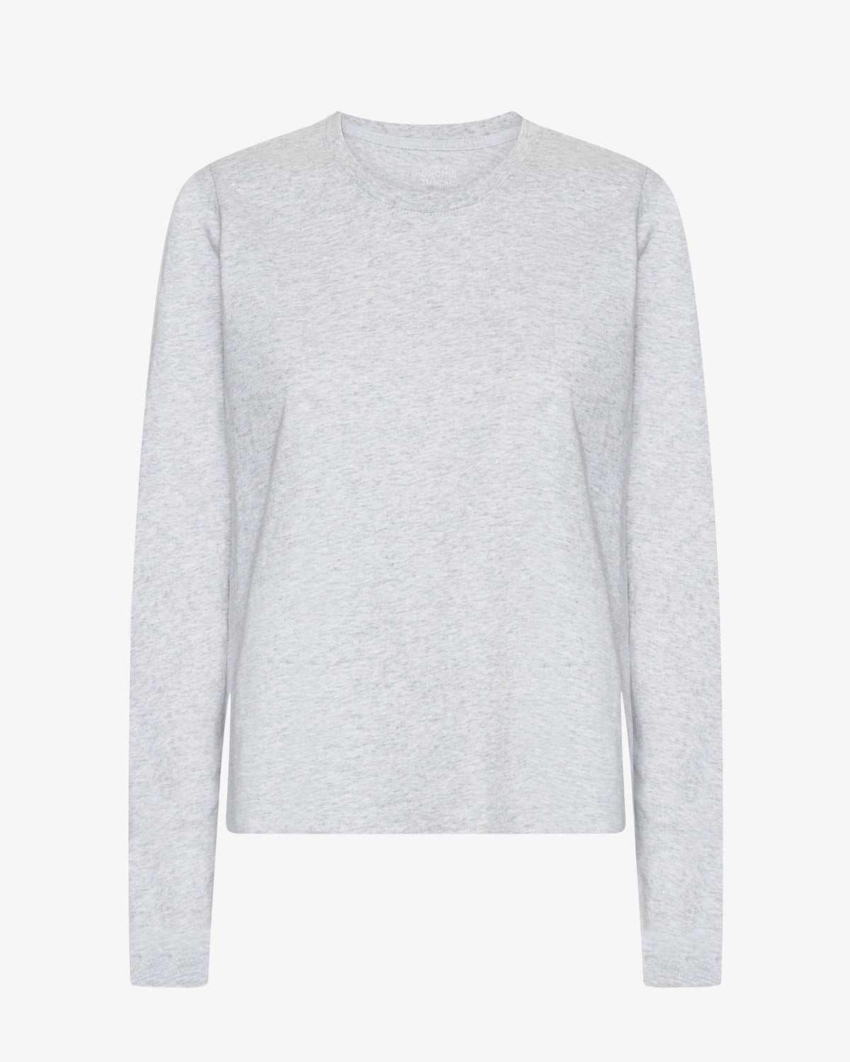 Women Organic LS T-Shirt - Snow Melange