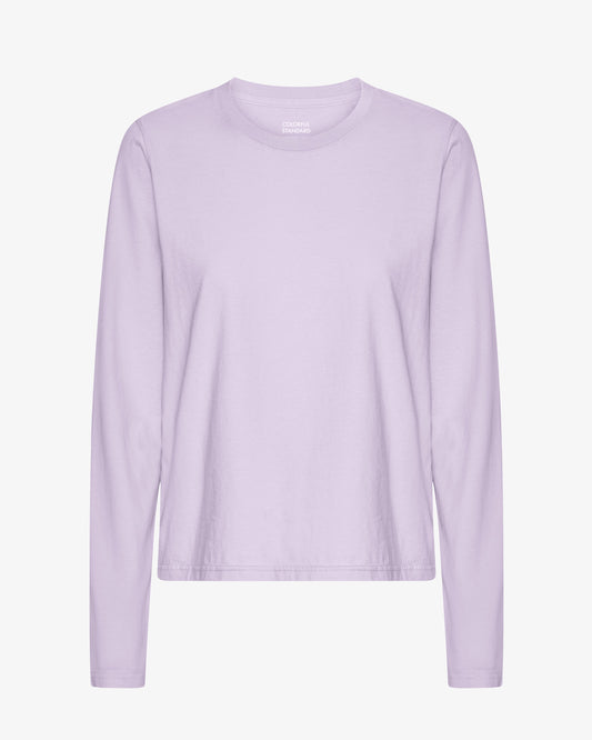 Women Organic LS T-Shirt - Soft Lavender