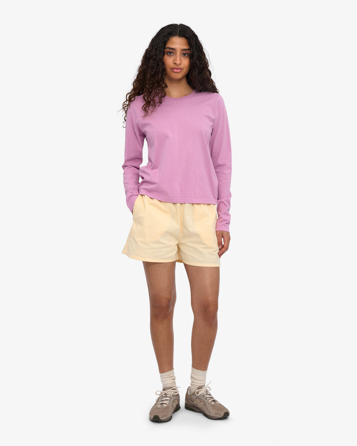 Women Organic LS T-Shirt - Cherry Blossom
