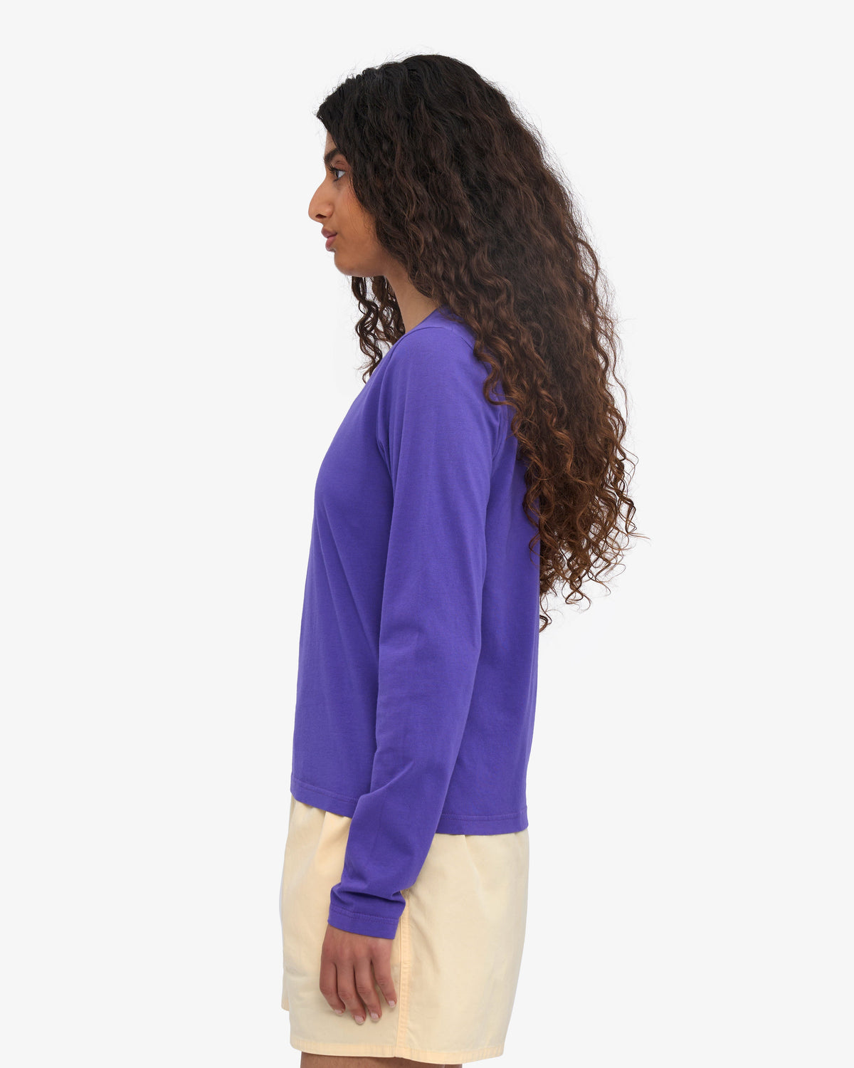 Women Organic LS T-Shirt - Ultra Violet