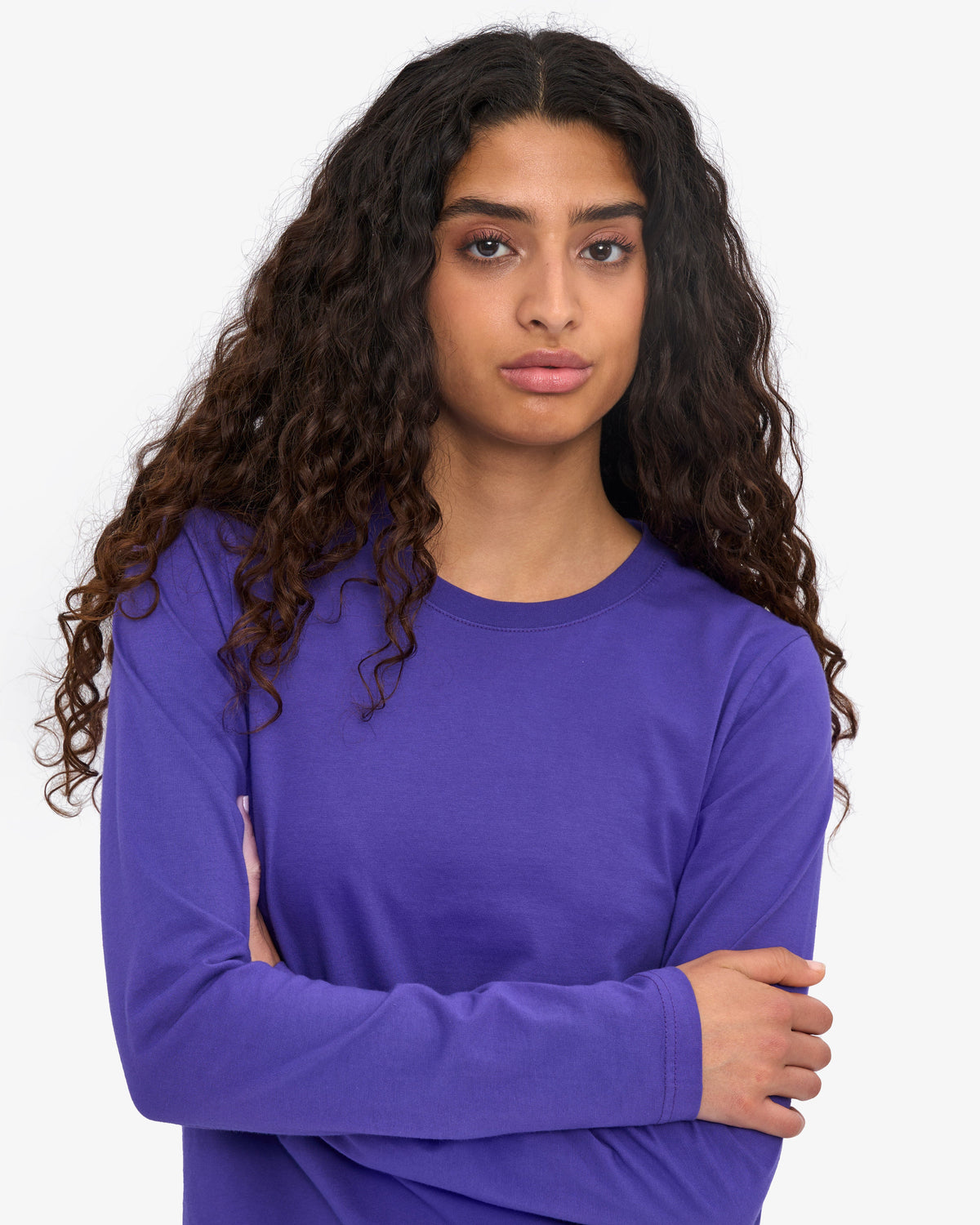Women Organic LS T-Shirt - Ultra Violet